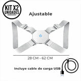 2x1 Corrector de Postura con Sensor + Mini Masajeador Gratis 🎁
