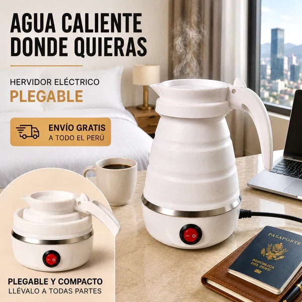 EasyBoil™ Hervidor eléctrico plegable y portátil